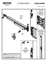 Von Duprin 3350AWDC Installation Instructions Manual preview