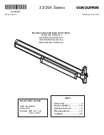 Von Duprin 33A Series Installation Instructions Manual preview