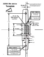 Preview for 10 page of Von Duprin 33A Series Installation Instructions Manual