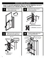 Preview for 4 page of Von Duprin CDXP98 Installation Instructions Manual