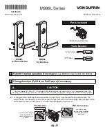 Von Duprin M996L Series Installation Instructions Manual preview