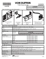 Preview for 1 page of Von Duprin PS914 Installation Instructions Manual