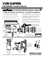 Von Duprin StrikeForce 6211WF Installation Instructions preview