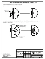 Preview for 2 page of VON MORRIS 9001 Installation Instructions