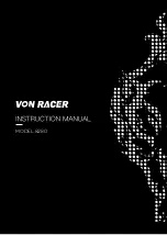 Von Racer 8280 Instruction Manual preview