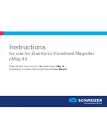 Preview for 1 page of Von Schweikert Audio eMag 43 Instructions For Use Manual