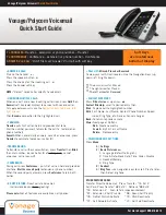 Vonage Polycom Quick Start Manual preview