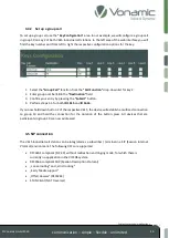 Preview for 20 page of Vonamic 703100 Configuration Manual