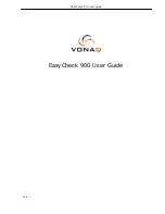 Preview for 1 page of Vonaq EasyCheck 900 User Manual