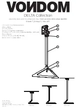 VONDOM Delta 66006T Assembly Instructions предпросмотр