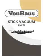 Preview for 8 page of VonHaus 07/200 US Instruction Manual