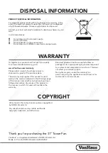 Preview for 8 page of VonHaus 2300014 Instruction Manual