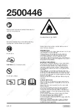 Preview for 1 page of VonHaus 2500446 Instructions Manual