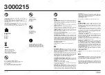 Preview for 1 page of VonHaus 3000215 Instructions Manual