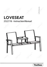 Предварительный просмотр 1 страницы VonHaus LOVESEAT 2522116 Instruction Manual