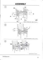 Предварительный просмотр 5 страницы VonHaus Wooden Jack and Jill Love Seat 2522006 Instruction Manual