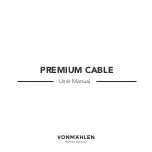 VONMÄHLEN PREMIUM CABLE User Manual предпросмотр