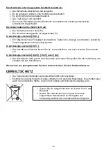 Предварительный просмотр 12 страницы VonReiter EKH6050-4ZB Instructions For Use And Installation