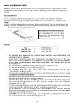 Предварительный просмотр 13 страницы VonReiter EKH6050-4ZB Instructions For Use And Installation