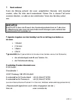 Preview for 40 page of VonReiter EKH6050-4ZB Instructions For Use And Installation