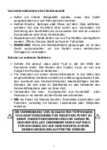 Preview for 7 page of VonReiter EKI8050/4 Instructions For Use And Installation