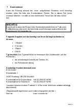 Preview for 52 page of VonReiter EKI8050/4 Instructions For Use And Installation