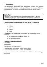 Preview for 56 page of VonReiter EKI8050/6FLEX Instructions For Use And Installation