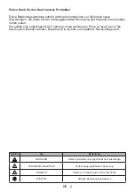 Preview for 2 page of VonReiter VREB7509-6 User Manual