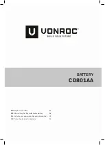 Preview for 1 page of VONROC CD801AA Original Instructions Manual