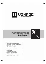 VONROC PM502AC Original Instructions Manual preview