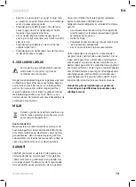 Preview for 73 page of VONROC S CS503AC Original Instructions Manual