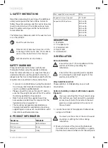 Preview for 5 page of VONROC TM501XX Original Instructions Manual