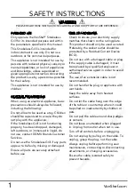 Preview for 3 page of VonShef 2000053 Instruction Manual