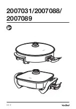 Preview for 1 page of VonShef 2007031 Manual