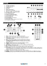 Предварительный просмотр 9 страницы Vonyx 170.001 Instruction Manual