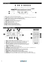 Предварительный просмотр 4 страницы Vonyx 170.013 Instruction Manual