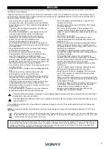 Предварительный просмотр 3 страницы Vonyx 170.062 Instruction Manual