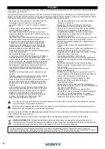 Предварительный просмотр 18 страницы Vonyx 170.062 Instruction Manual