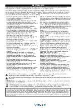 Предварительный просмотр 4 страницы Vonyx 170.107 Instruction Manual