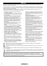 Предварительный просмотр 8 страницы Vonyx 170.107 Instruction Manual