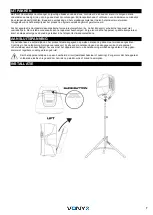 Предварительный просмотр 7 страницы Vonyx 170.118 Instruction Manual