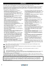 Предварительный просмотр 10 страницы Vonyx 170.118 Instruction Manual