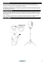 Предварительный просмотр 11 страницы Vonyx 170.118 Instruction Manual