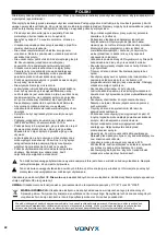 Предварительный просмотр 22 страницы Vonyx 170.118 Instruction Manual