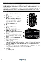 Предварительный просмотр 4 страницы Vonyx 170.295 Instruction Manual