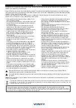 Предварительный просмотр 9 страницы Vonyx 170.295 Instruction Manual