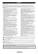 Предварительный просмотр 11 страницы Vonyx 170.295 Instruction Manual