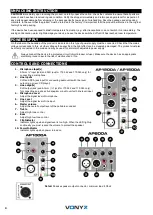 Предварительный просмотр 4 страницы Vonyx 170.340 Instruction Manual