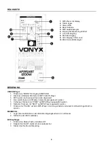 Preview for 8 page of Vonyx 170.349 Instruction Manual