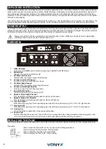 Предварительный просмотр 4 страницы Vonyx 172.092 Instruction Manual